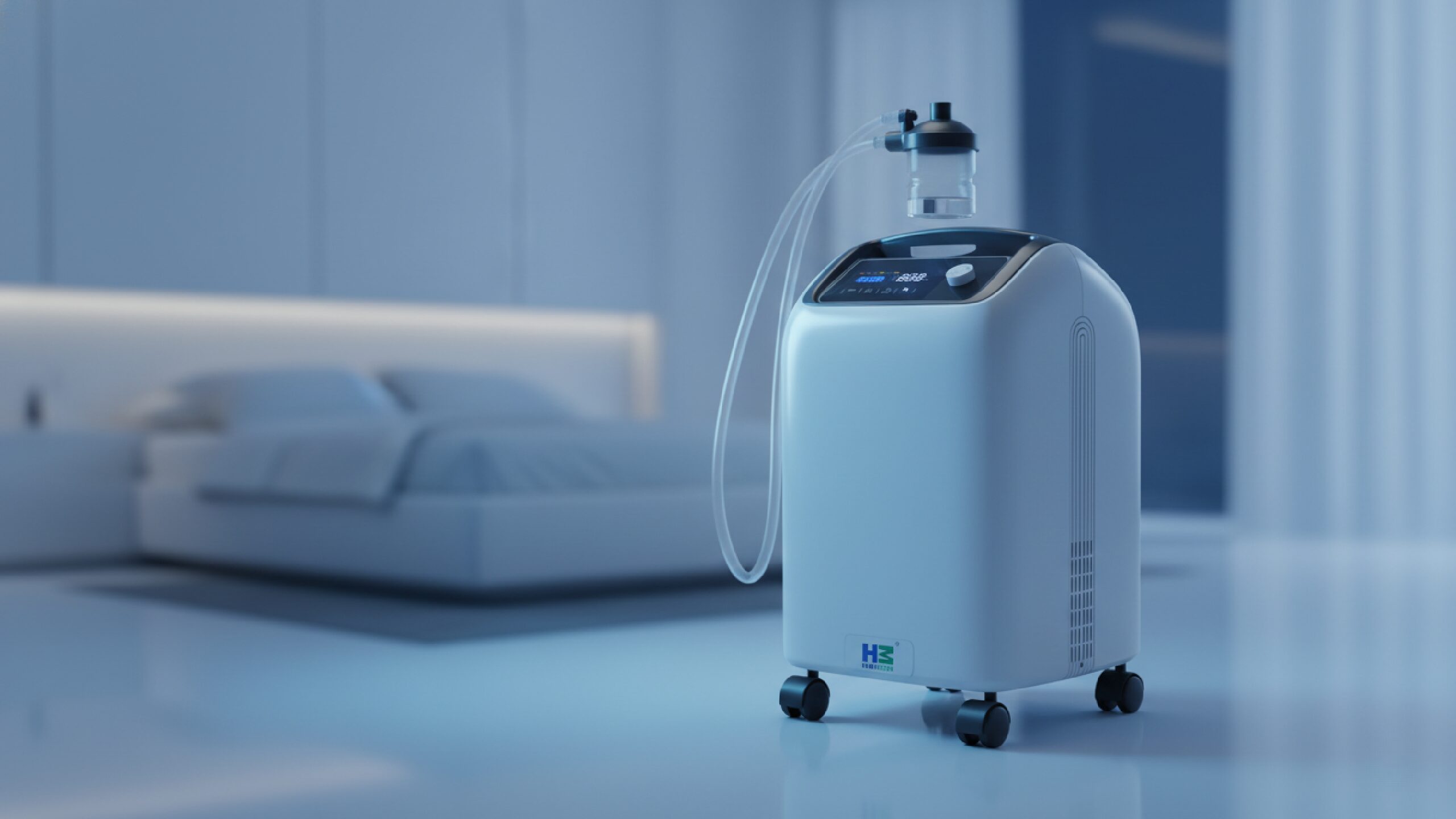 Concentrator night use: duty cycle, noise, heat, humidity, monitoring