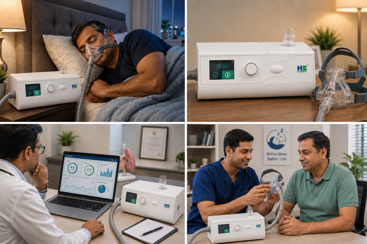 CPAP adherence in India