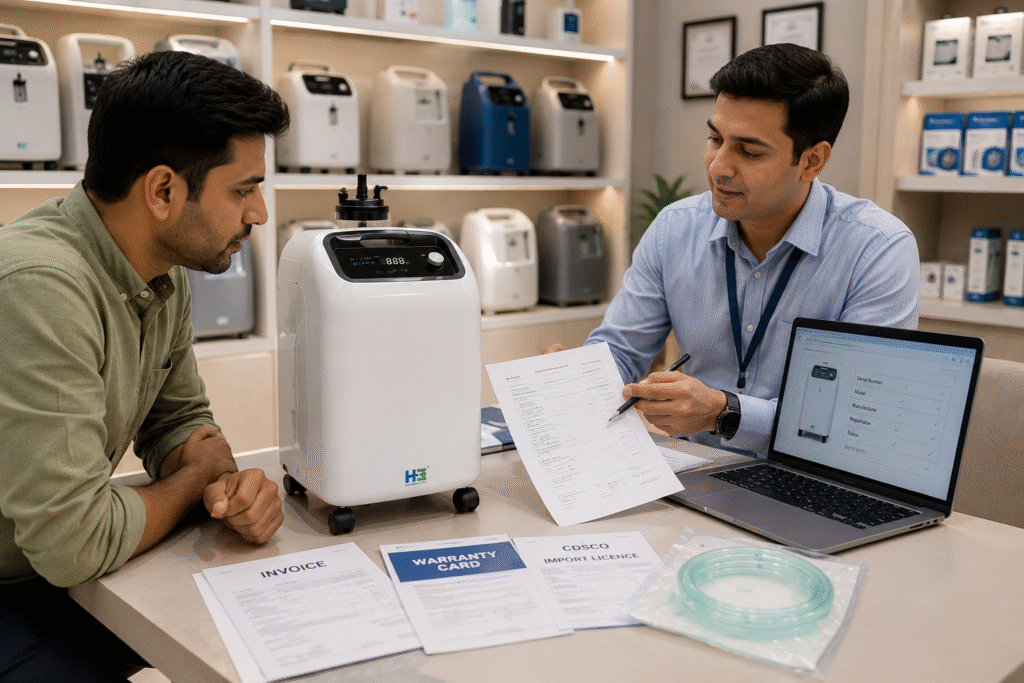 counterfeit oxygen concentrators in India