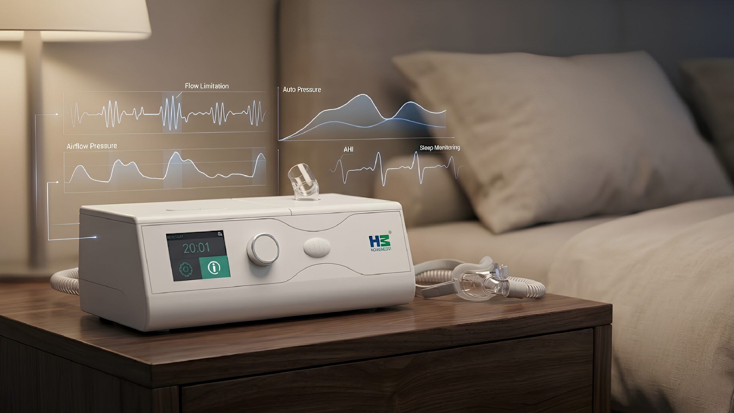 APAP algorithms compared — ResMed AutoSet, Philips Auto, BMC Auto, DreamStation, AirSense