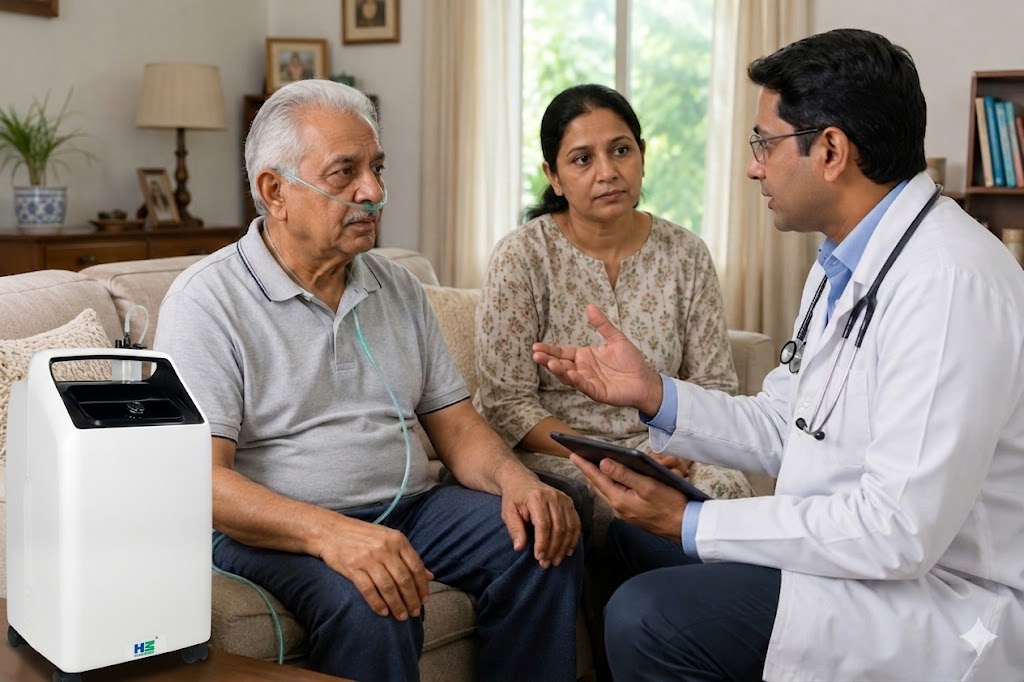 COPD oxygen prescription in India: GOLD 2024 LTOT, titration, and the risks of over-prescribing