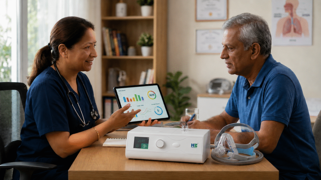 CPAP leak types