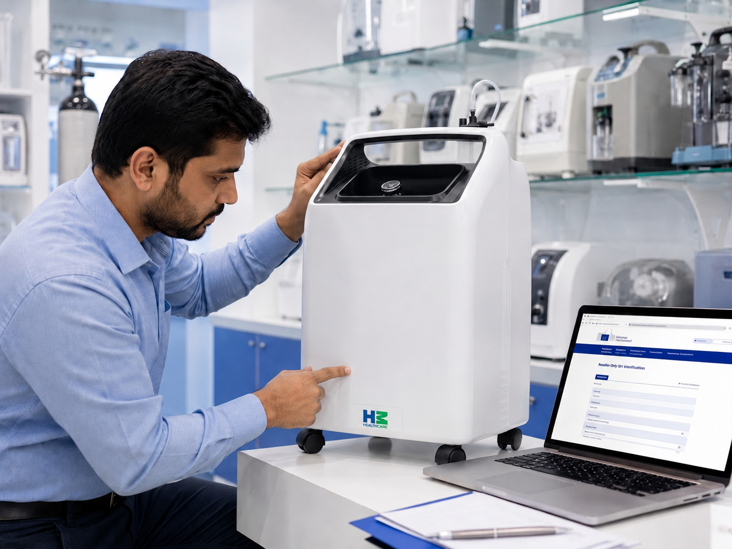 How to verify a CE mark on imported respiratory devices