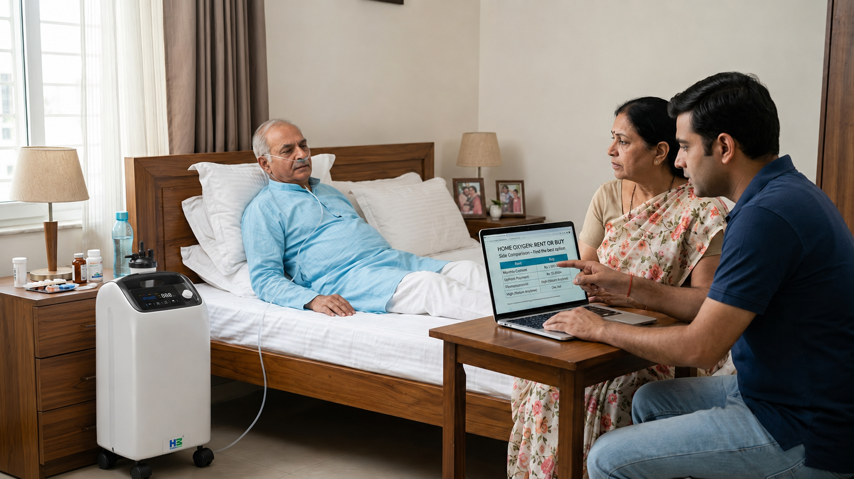 Oxygen concentrator rental vs purchase in India: the ROI framework